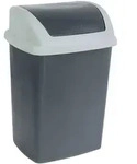 MAUL Abfalleimer MAULswing 24 l Kunststoff 27 x 33 x 59 cm dunkelgrau