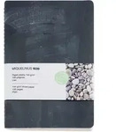MIQUELRIUS Notizbuch Stone Paper 14,2 x 20,5 cm blanco Gebunden schwarz