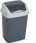 MAUL Abfalleimer MAULswing 5 l Kunststoff 20 x 16 x 29 cm dunkelgrau