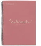 MIQUELRIUS Notizbuch Eco Emotions 1 A4 liniert Spiralbildung pink