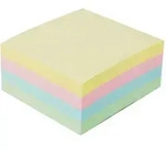 DELI Haftnotizen 70 g/m2 400 Blatt 7.6 x 7.6 cm farbig sortiert