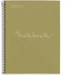 MIQUELRIUS Notizbuch Eco Emotions 1 A4 kariert Spiralbildung gr&uuml;n