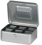 MAUL Geldkassette Muldeneinsatz 17 x 20 x 9 cm silber