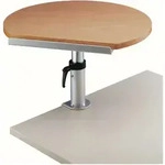 Ergonomisches Tischpult, Klemmfu&szlig;, Platte aus Buche