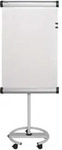 MAUL Flipchart MAULsolid flip2use Rundfu&szlig; Rollen 63 x 71 x 196 cm grau