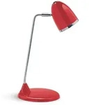 MAUL Tischleuchte MAULstarlet E27 LED 3.000 K Standfu&szlig; rot