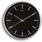 MAUL Wanduhr MAULfly &Oslash; 30.5 x 5 cm funkgesteuert Aluminium 1 x AA (1.5 V) schwarz