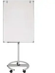 MAUL Flipchart MAULpro flip2use Rundfu&szlig; Rollen 64 x 77 x 196.5 cm grau