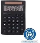 MAUL Tischrechner ECO 650 Solar 1-zeilig, 12 Ziffern schwarz