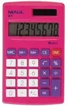 MAUL Taschenrechner M 8 Solar Batterie 1-zeilig, 8 Ziffern pink