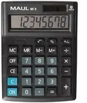 MAUL Tischrechner MC 8 Solar Batterie 1-zeilig, 8 Ziffern schwarz