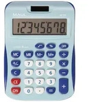 MAUL Tischrechner MJ 550 Solar Batterie 1-zeilig, 8 Ziffern hellblau