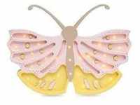Lampe Schmetterling, gelb/rosa | Little Lights