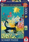 Schmidt Spiele 58661, Schmidt Spiele Rosina Wachtmeister: Katze im Bl&uuml;tenmeer, 1.000