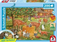 Schmidt Spiele 56589, Schmidt Spiele Tierpicknick, 200 Teile Kinderpuzzle