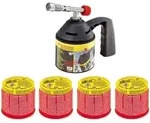 Rothenberger Industrial RoFlame Economy L&ouml;tbrenner 650&deg;C inkl. 4x C200 Gaskartus...