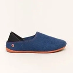 Gottstein Wool Slip-On | Damen Filz-Hausschuh | Farbe midnight/orange | Pantoffel in