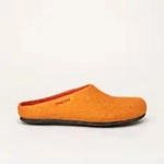 Magicfelt AN 709 Filzpantoffel | Damen Filz-Hausschuh | Farbe orange | Pantoffel in