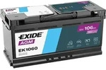 Exide EK1060 AGM 106Ah Autobatterie 605 901 095