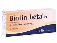 Biotin beta 5 Tabletten 30 Stück