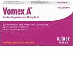 Vomex A&reg; Kinder-Suppositorien 70 mg 10 St