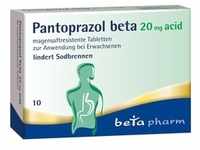 Pantoprazol beta 20mg acid Tabletten magensaftresistent 10 Stück