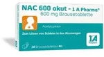 NAC 600 Akut-1 A Pharma Brausetabletten 20 St
