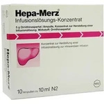 HEPA MERZ Infusionskonzentrat Ampullen 10X10 ml