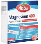 Abtei Magnesium 400 Plus Vital Direkt Granulat 20 St