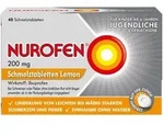 NUROFEN 200 mg Schmelztabletten Lemon 48 St