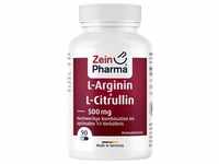 L-ARGININ & L-CITRULLIN 500 mg Kapseln 90 Stück