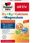 Doppelherz D3 + K2 + Calcium + Magnesium 30 St