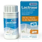 Lactrase 18.000 FCC Laktase Tabletten im Nachf&uuml;llpack 200 St