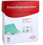 Dracosuperabsorber 10x10 cm Wundauflage 10 St