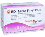 BD Micro-fine+ Pen-nadeln 0,25x5 mm 31 G 100 St