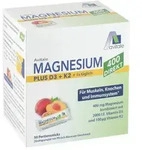 Magnesium 400 plus D3+K2 direkt Pfirsich-Maracuja 50X2,5 g