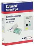 Cutimed Sorbact Gel Kompressen 7,5x7,5 c 12 St