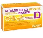 Vitamin D3 K2 Hevert + Ca. & Mg 2000 IE 120 St
