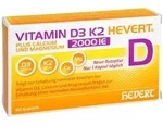 Vitamin D3 K2 Hevert + Ca. & Mg 2000 IE 60 St