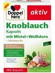 Doppelherz Knobl.kap.m.mistel+wei&szlig;dorn+vitamin B1 480 St