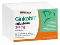 Ginkobil® ratiopharm 240mg mit Ginkgo biloba Filmtabletten 120 Stück