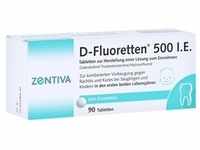 D-Fluoretten 500 I.E. Tabl.z.Herst.e.Lsg.z.Einnehmen Tabletten 90 Stück