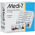 MEDI 7 Medikamentendosierer 7 Tage wei&szlig; 1 St