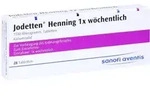 Jodetten Henning Tabletten 1 x w&ouml;chentlich 28 St