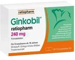 Ginkobil ratiopharm 240mg mit Ginkgo biloba 60 St