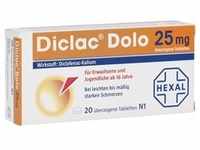 Diclac Dolo 25mg Überzogene Tabletten 20 Stück