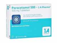Paracetamol 500-1A Pharma Tabletten 10 Stück