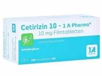 Cetirizin 10-1A Pharma Filmtabletten 100 Stück