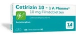 1A PHARMA CETIRIZIN 10 100 St