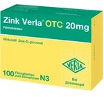 ZINK Verla OTC 20 mg Filmtabletten 100 St